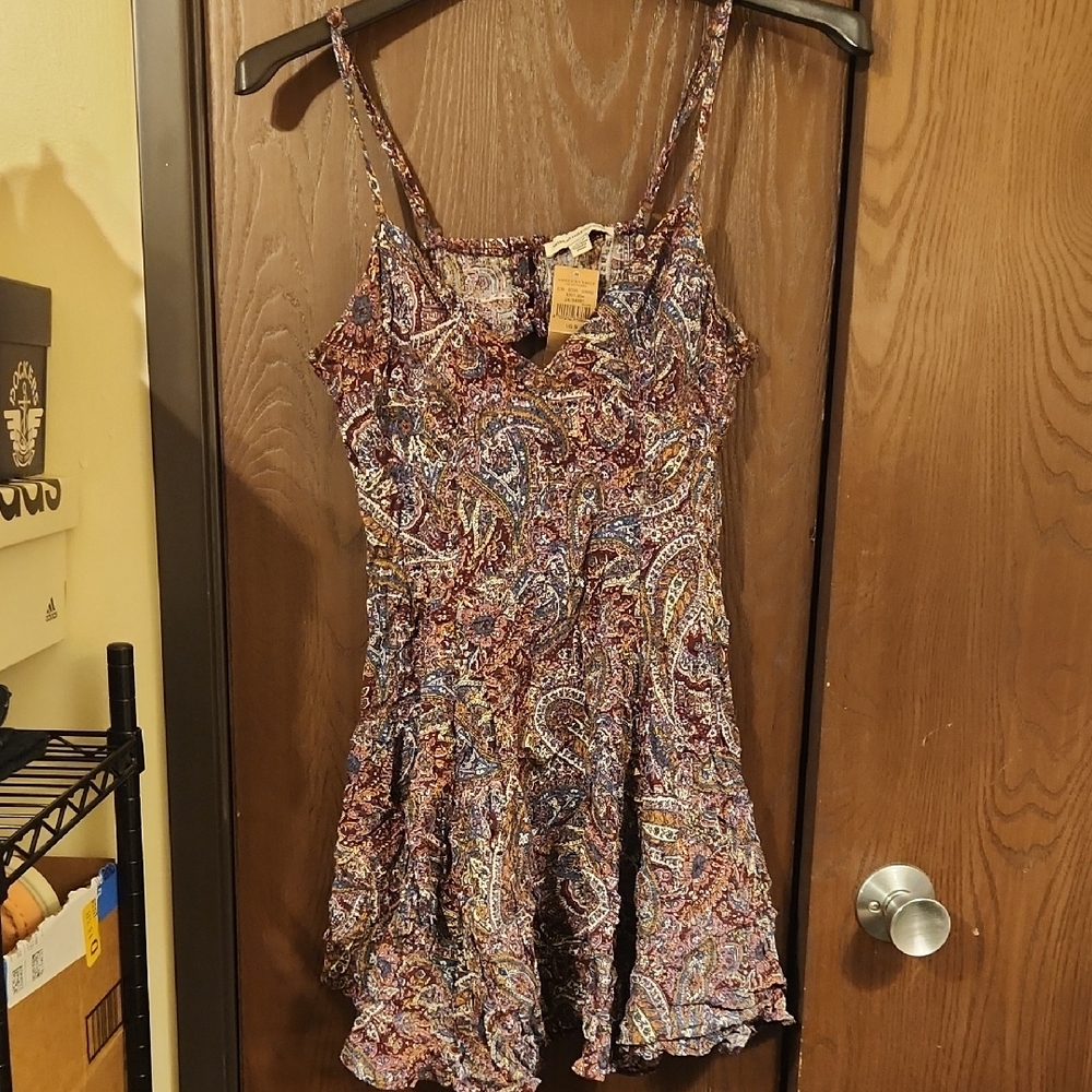 American Eagle Outfitters Paisley Mini Dress - Multicolor